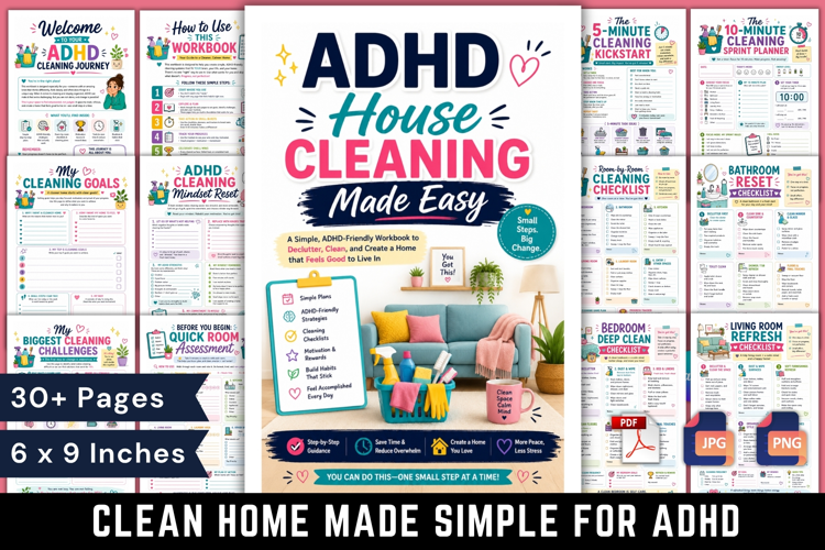 ADHD House Cleaning Made Easy