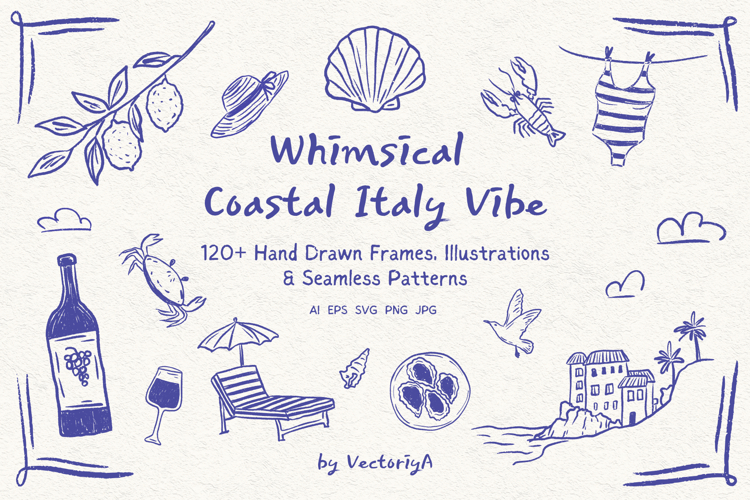 Whimsical Coastal Italy Vibe 120