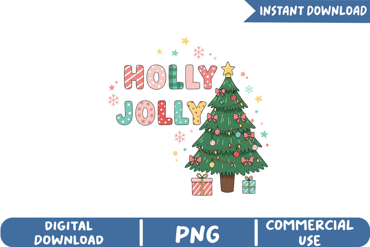 Cute Christmas Tree Clipart Image 9