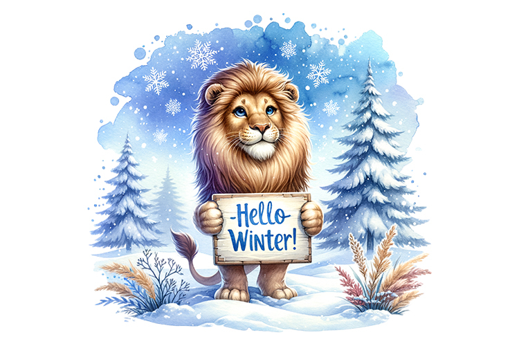 Hellow Winter Clipart - PNG File
