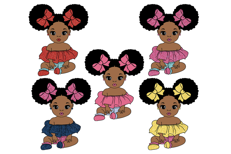 Afro Girl Svg Image 8