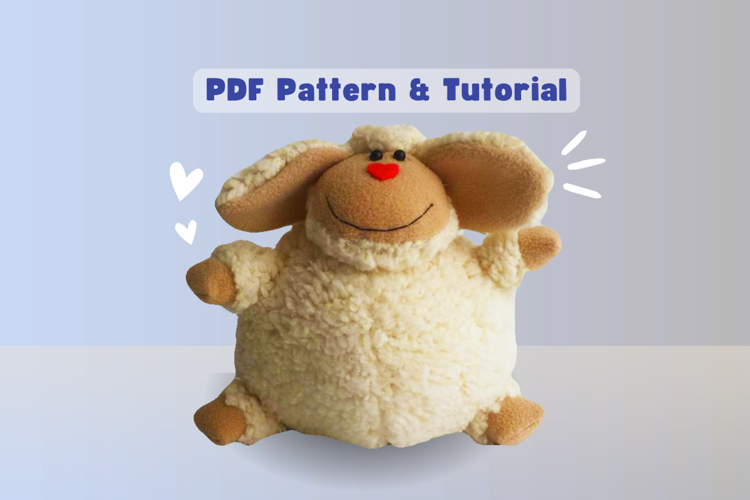 Chubby Sheep Sewing Pattern example image 1