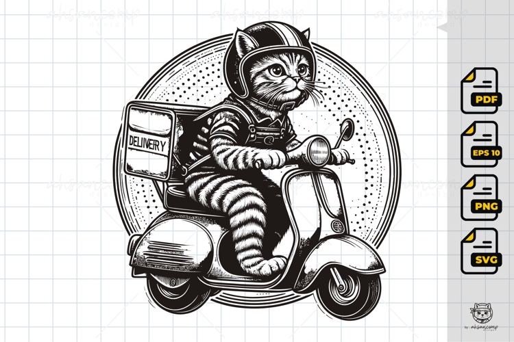 Motorcycle Vector Image 7