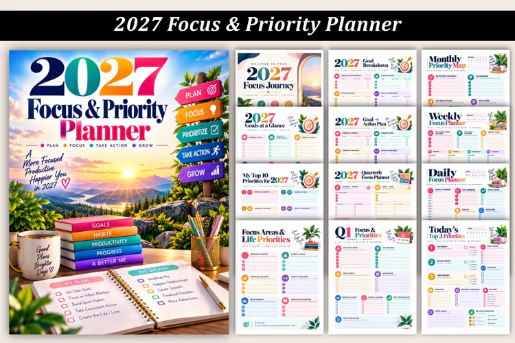 2027 Focus & Priority Planner