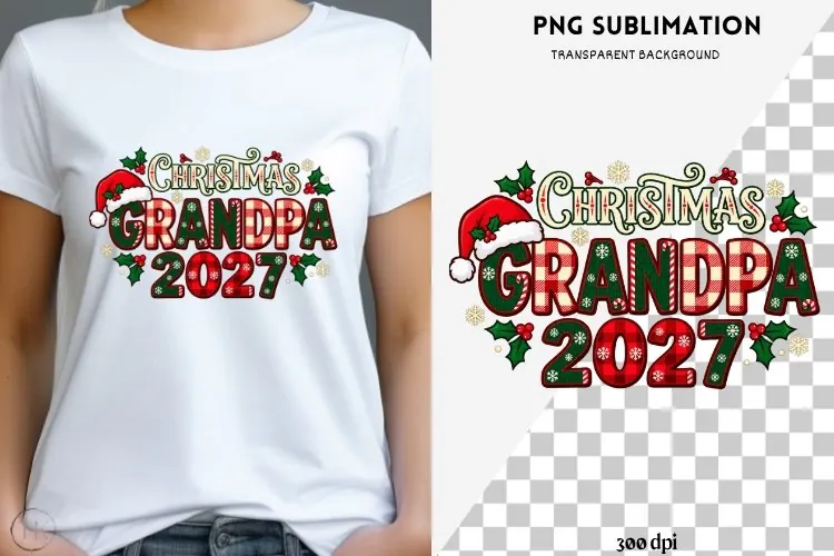 Family Christmas png design for T-shirts