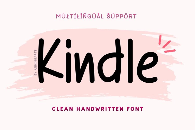 Kindle - Clean Handwritten Font for Crafts & Planners example image 1