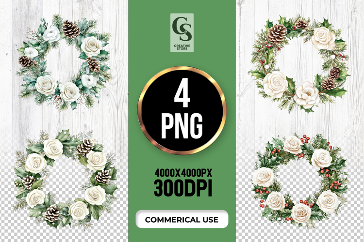 White Rose Clipart Image 3