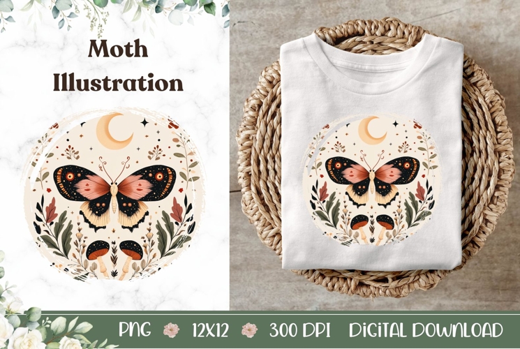 Moth Illustration Image 11