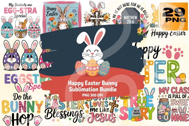 Easter Bunny PNG Bundle 29