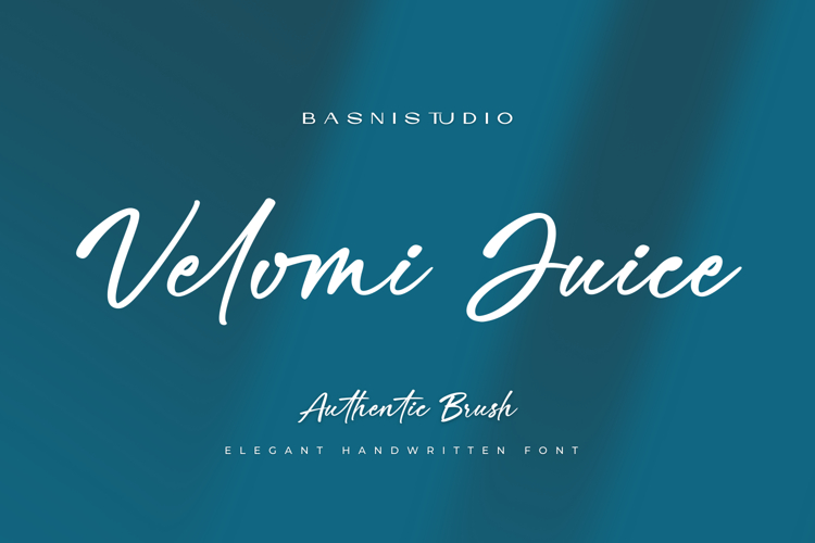 Velomi Juice Elegant Handwritten Font