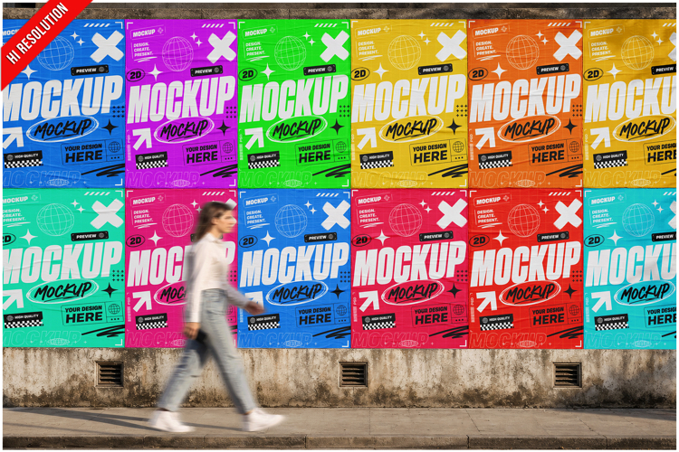 Billboard Urban Street Mockup