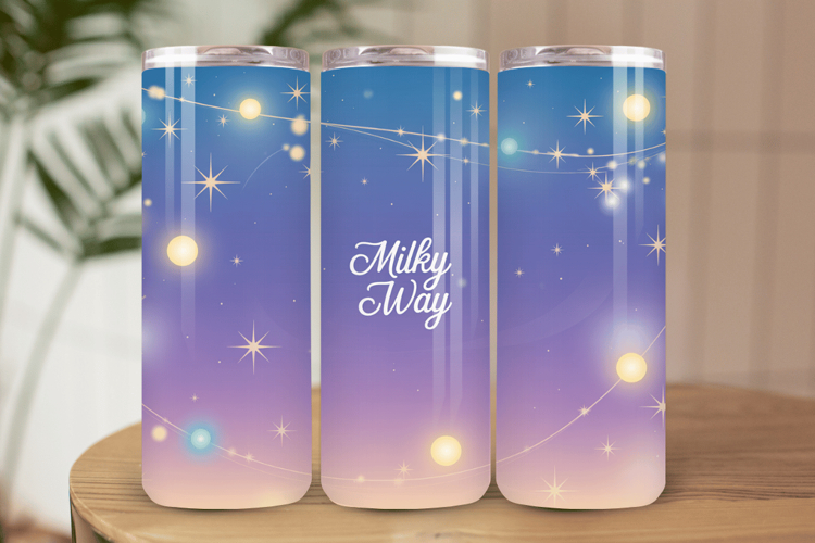 Festive Happy New Year Tumbler Wrap 2026: 20oz Skinny Tumble