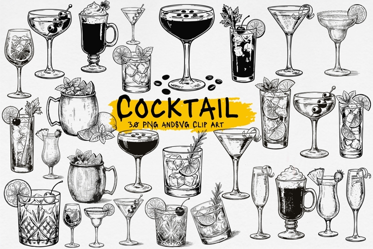 Cocktail Clipart Image 3
