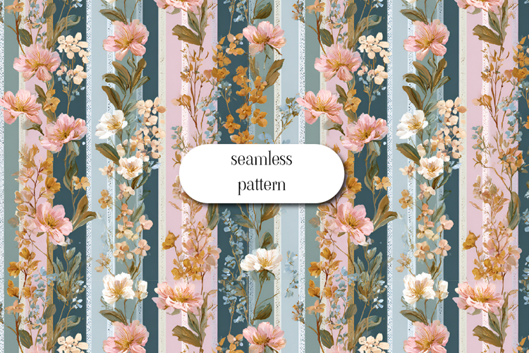 Floral Seamless Pattern Image 21