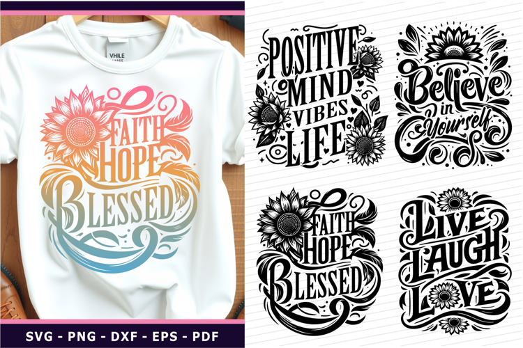 Inspirational Quotes SVG, Positive Quote, Motivational PNG