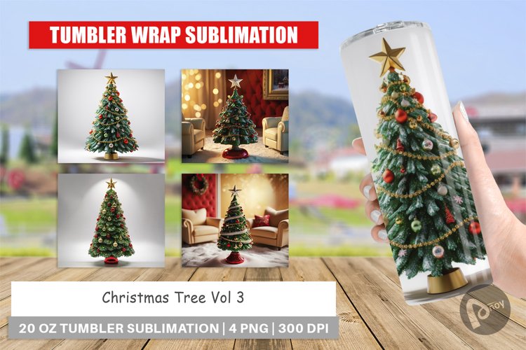 Christmas Tumbler Wrap Image 4