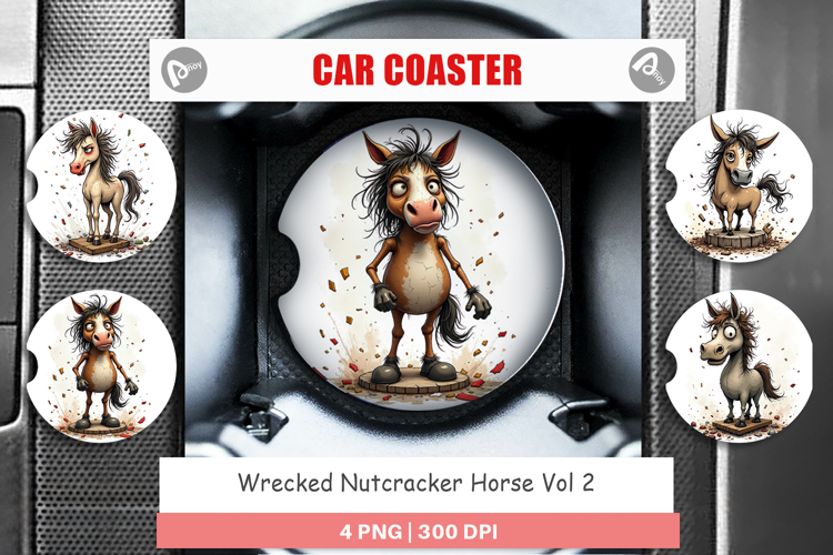 Car Coaster Sublimation Template  Image 3