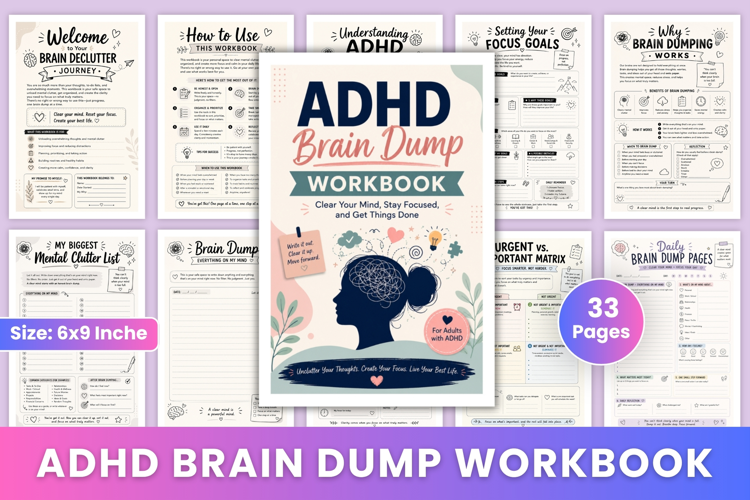 ADHD Brain Dump Workbook