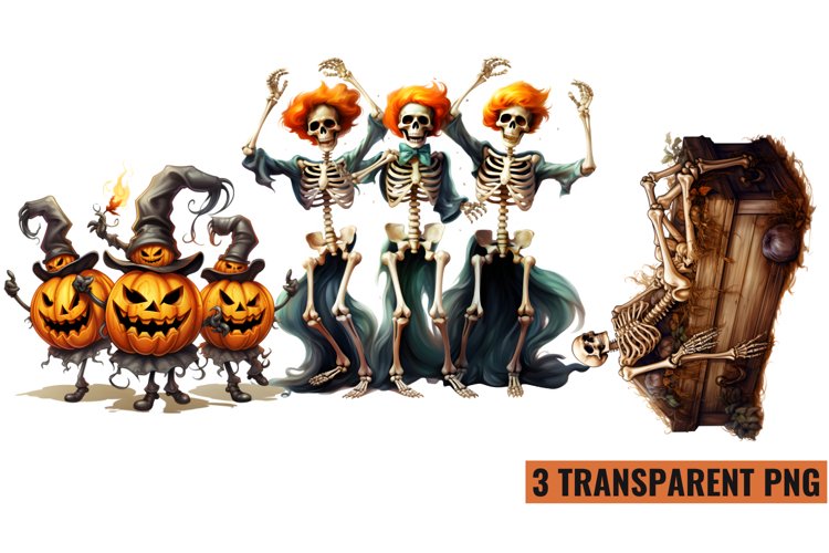 Skeleton Clipart Image 4