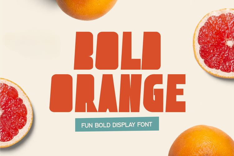 Bold Orange - Bold Playful Typeface