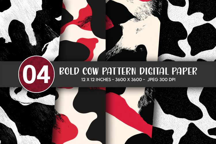 Pink Black Dots Digital Paper