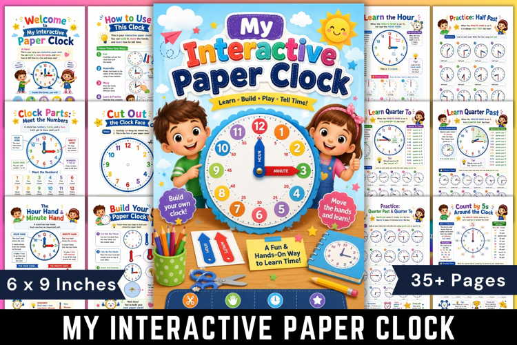 My Interactive Paper Clock