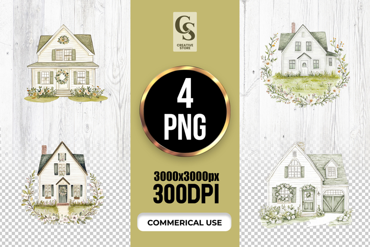 Farmhouse Clipart Image 17