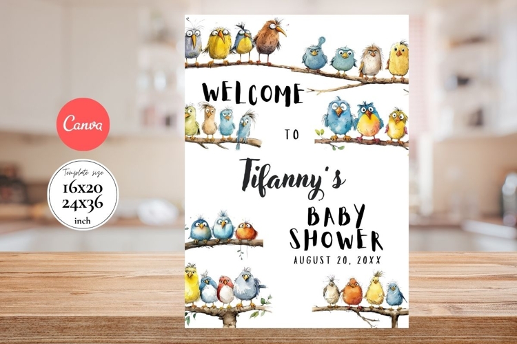 Baby Shower Welcome Sign Template 120