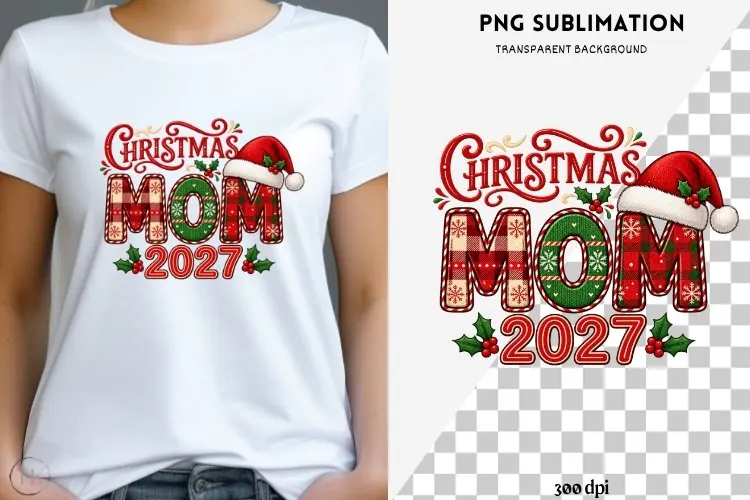 Family Christmas png design for T-shirts