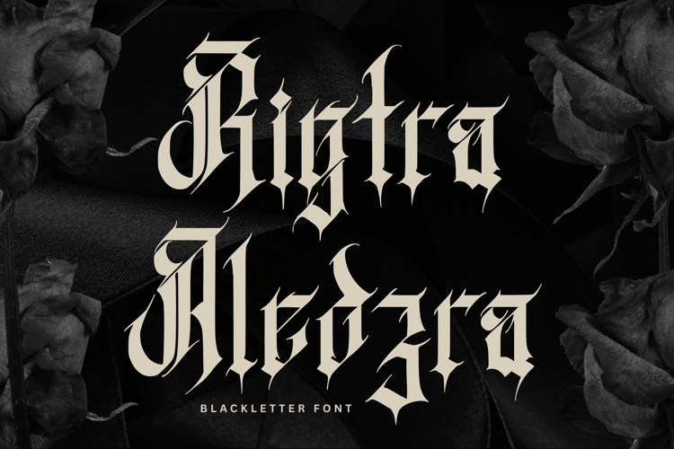 Rigtra Aledzra - Dark Gothic Font