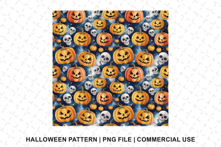 Halloween Seamless Pattern Image 9