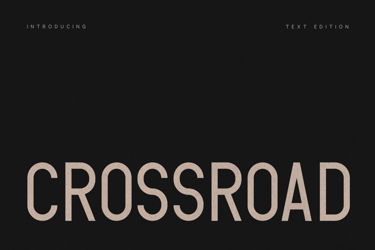 CrossRoad Condensed Sans Font