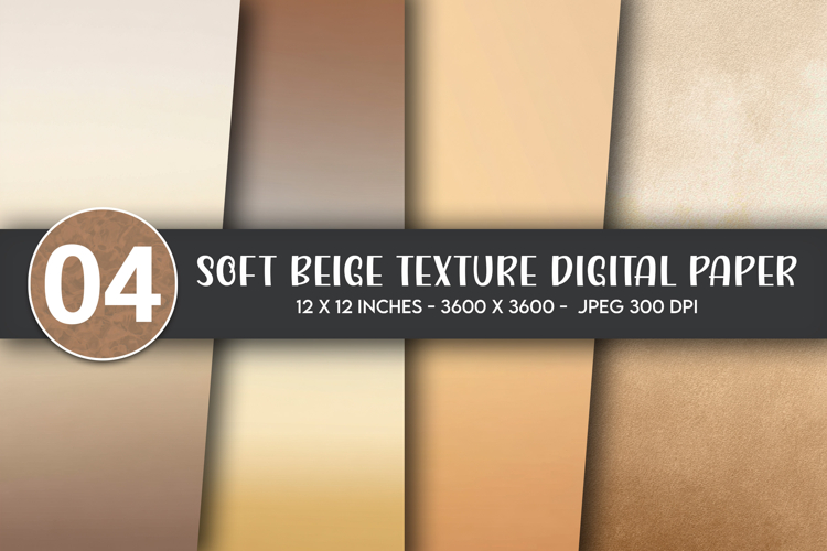 Soft Beige Texture Digital Paper