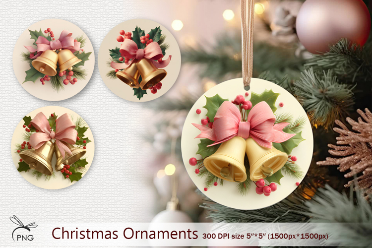 Christmas Ornaments - 4 Sublimation