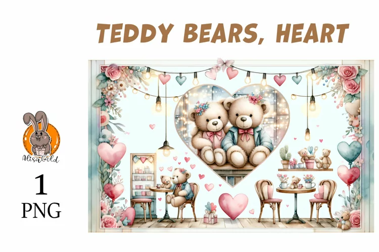 bears and a heart