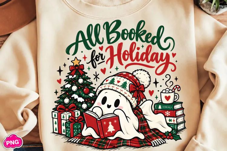 All Booked For Holiday PNG, Funny Christmas PNG, Christmas