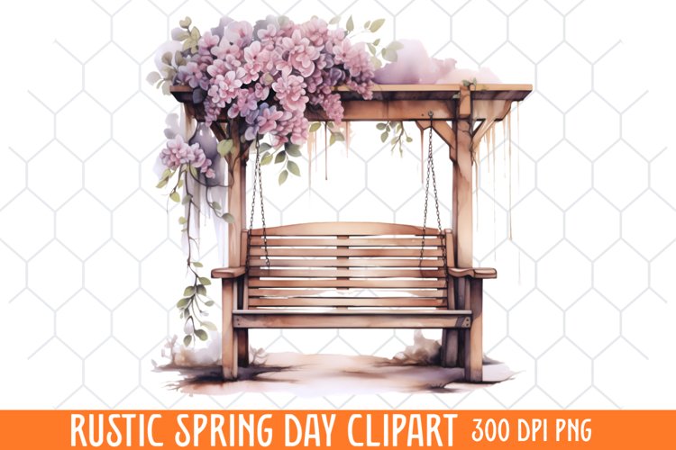 Rustic Spring Clipart, Spring Clipart