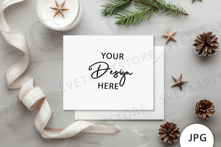 Christmas Aesthetic Mockup JPG