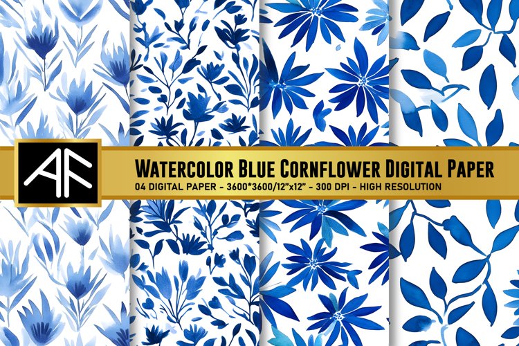 Blue Flower Clipart Image 10