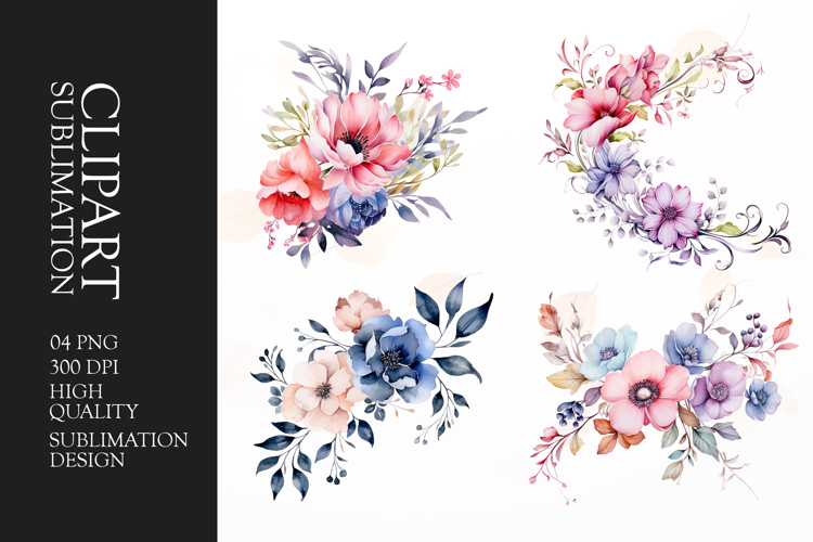 Flower Bouquet Clipart Image 13