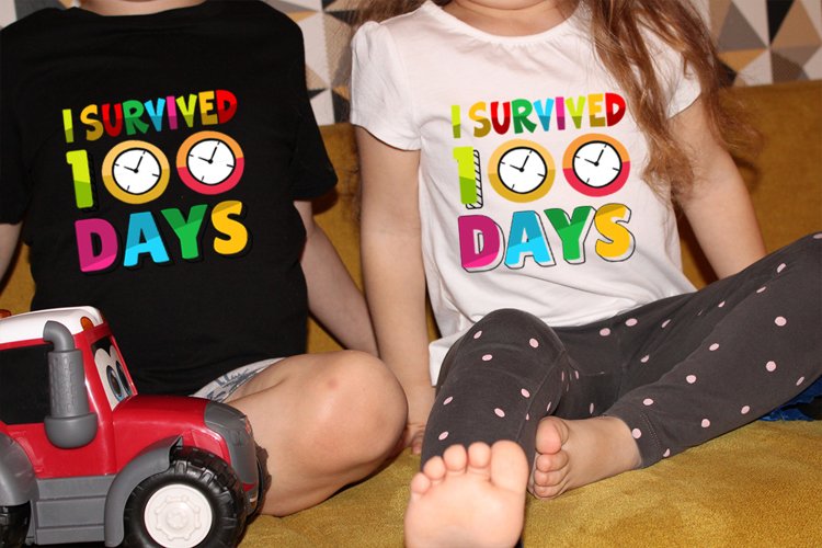 I survived 100 days SVG Design, 100 day of school SVG Design