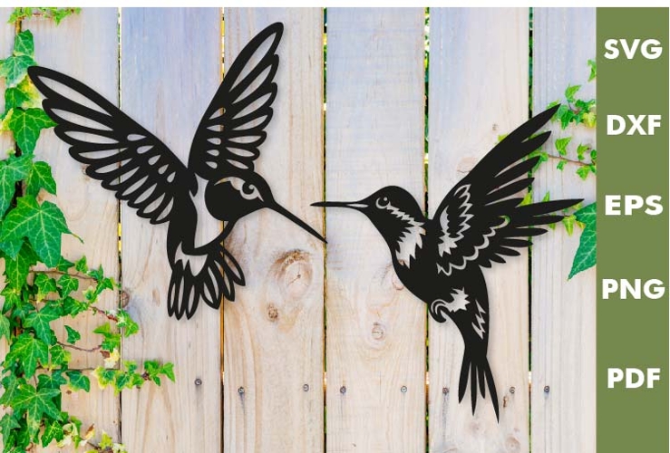 Hummingbird Wall Art Design, Laser cut, Cricut
