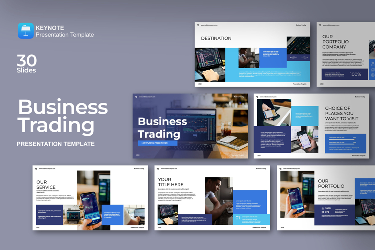 Business Trading Keynote Template