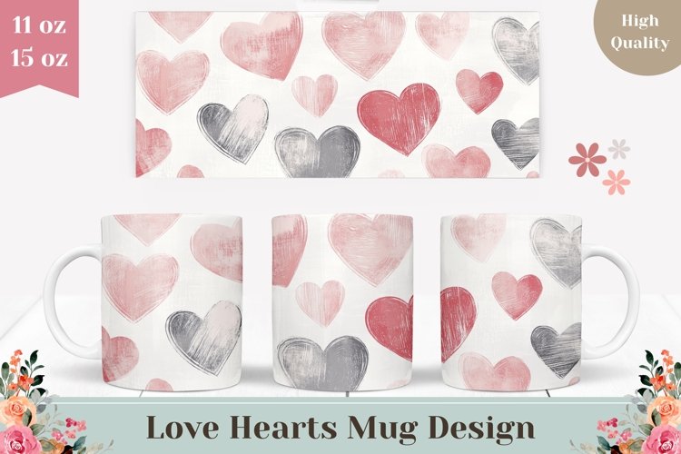 Pink Heart Clipart Image 12