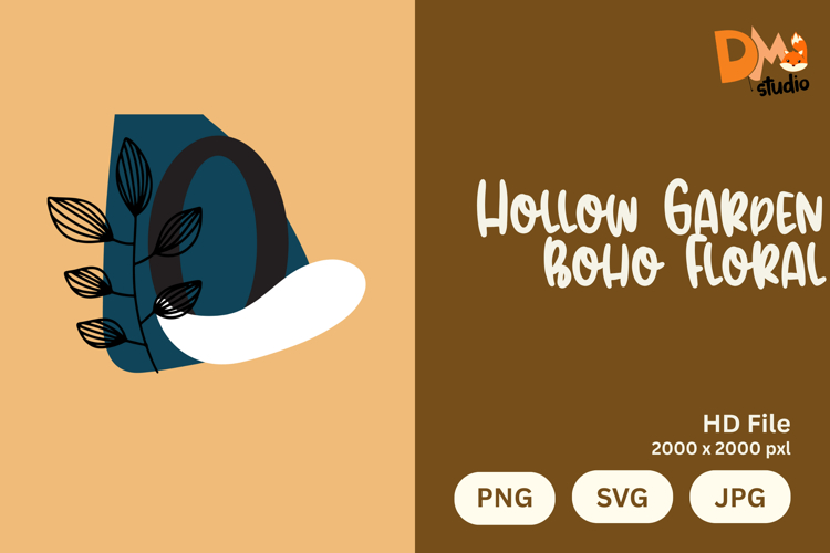 Boho Floral Svg Image 16