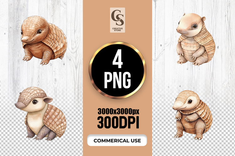 Armadillo Clipart Image 8