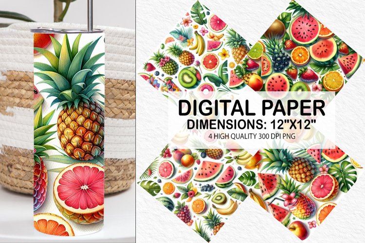 Summer Digital Paper Image 19
