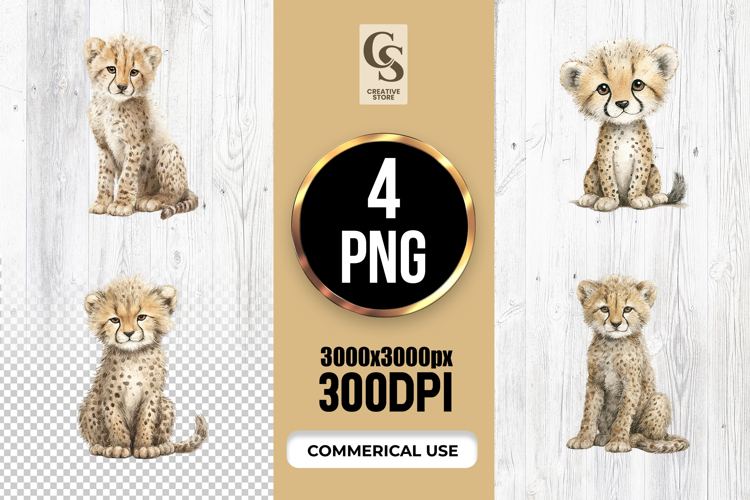 Cheetah Illustration Image 13