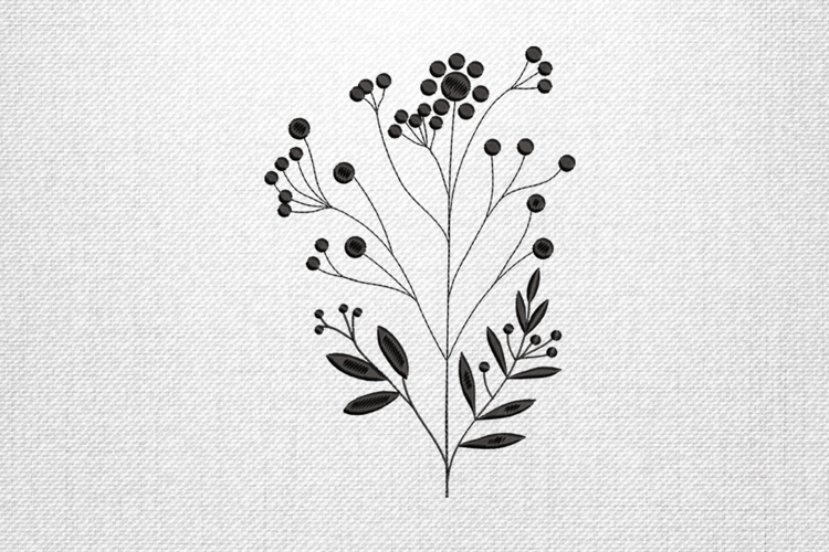 Plant Embroidery Image 14