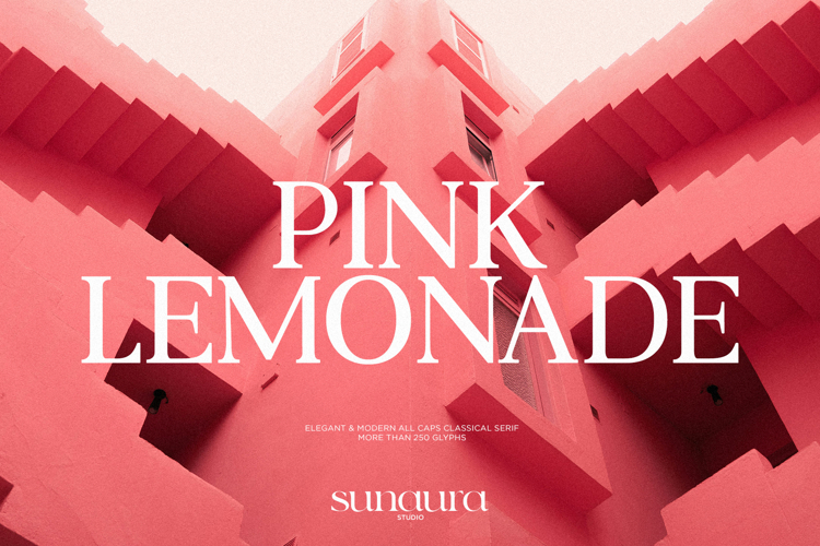 PINK LEMONADE - Elegant Serif